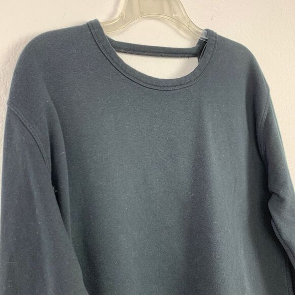 Nike Dri-Fit Versa Open Back Long Sleeve Black Sweatshirt Medium 839926-010 - Picture 2 of 4